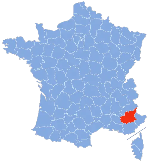 Localisation Alpes-de-Haute-Provence