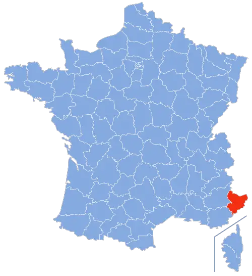 Localisation Alpes-Maritimes