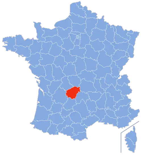 Localisation Corrèze