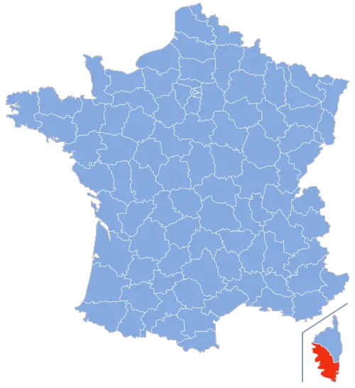 Localisation Corse-du-Sud