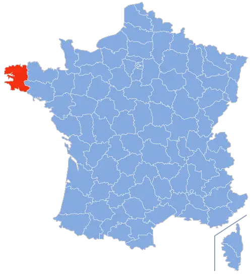 Localisation Finistère