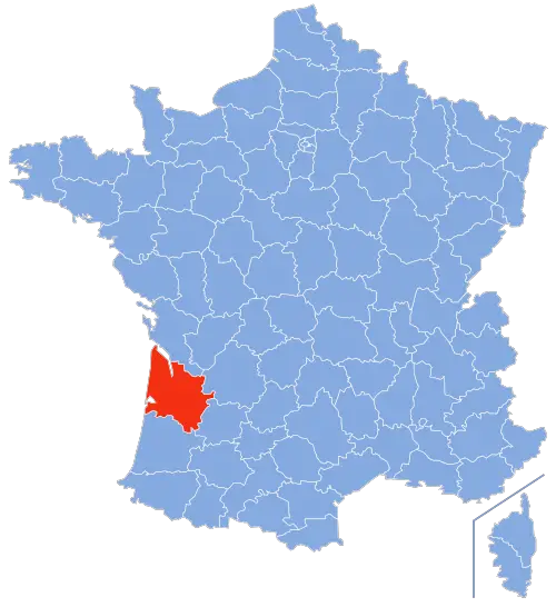 Localisation Gironde