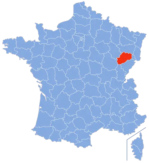 Localisation Haute-Saône