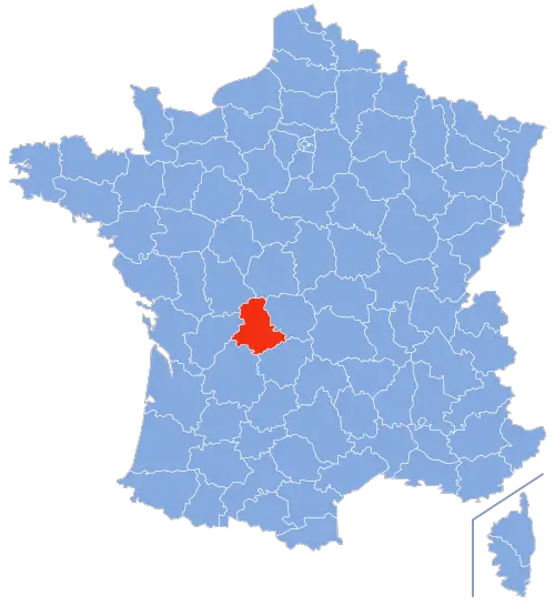 Localisation Haute-Vienne