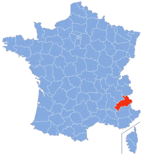 Localisation Hautes-Alpes