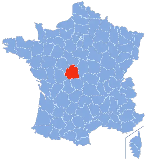 Localisation Indre