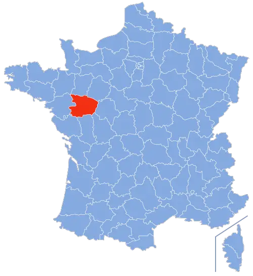 Localisation Maine-et-Loire
