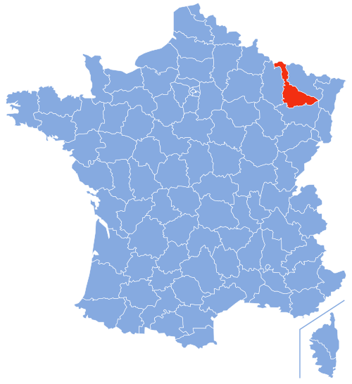 Localisation Meurthe-et-Moselle