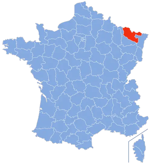 Localisation Moselle