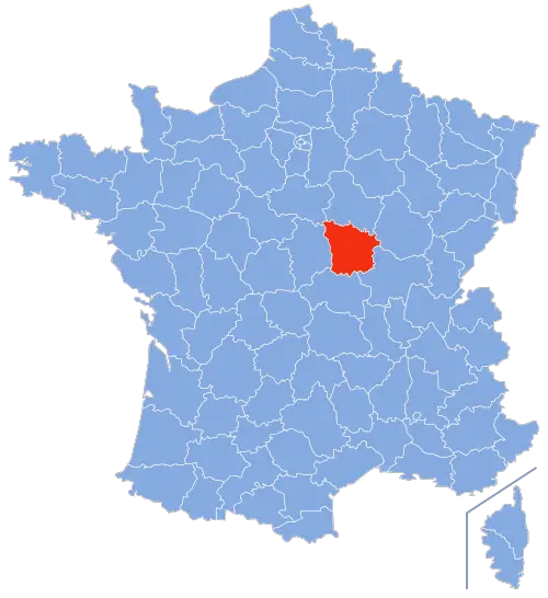 Localisation Nièvre