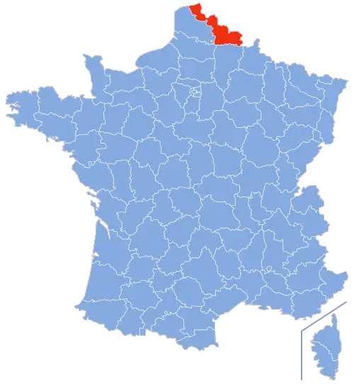 Localisation Nord