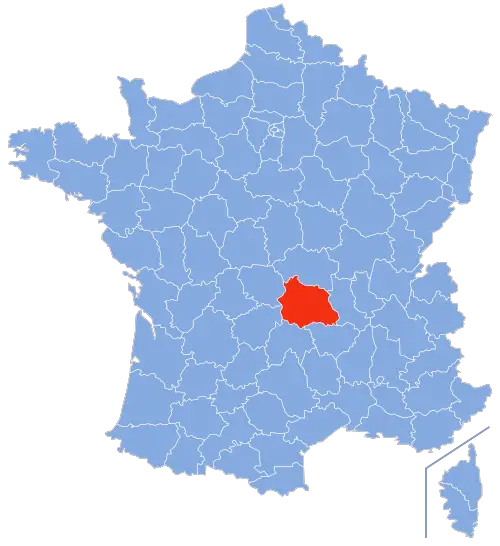 Localisation Puy-de-Dôme