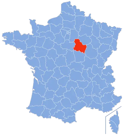 Localisation Yonne